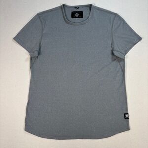 Reigning Champ‎ T-Shirt Men's M Gray Polyester Crewneck Lightweight Athletic